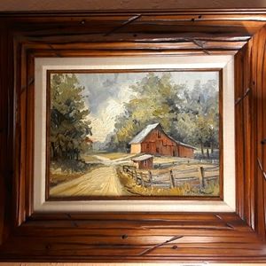 Signed original impasto oil painting